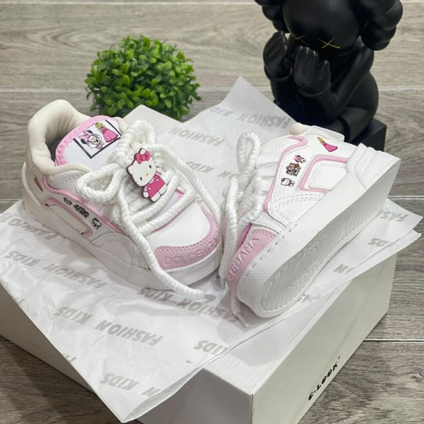 Zapatilla Niña Dolce y Gabbana Blanco y Rosa Hello Kitty