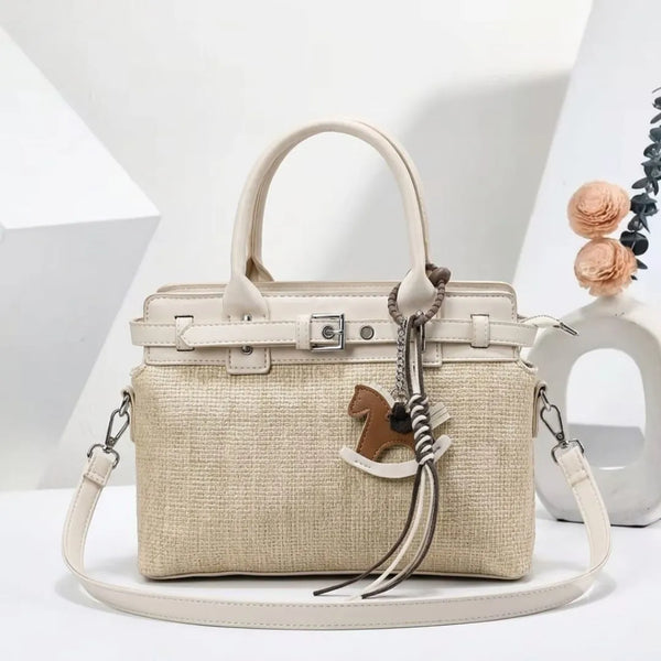 Bolso Dama Horse Manos Libres Beige