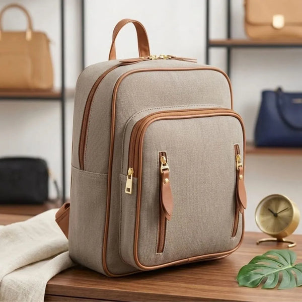 Morral Luxury Casual Greige y Cafe
