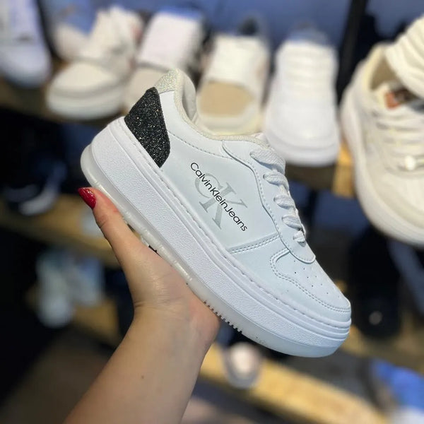 Zapatilla Calvin Klein Blanco y Negro