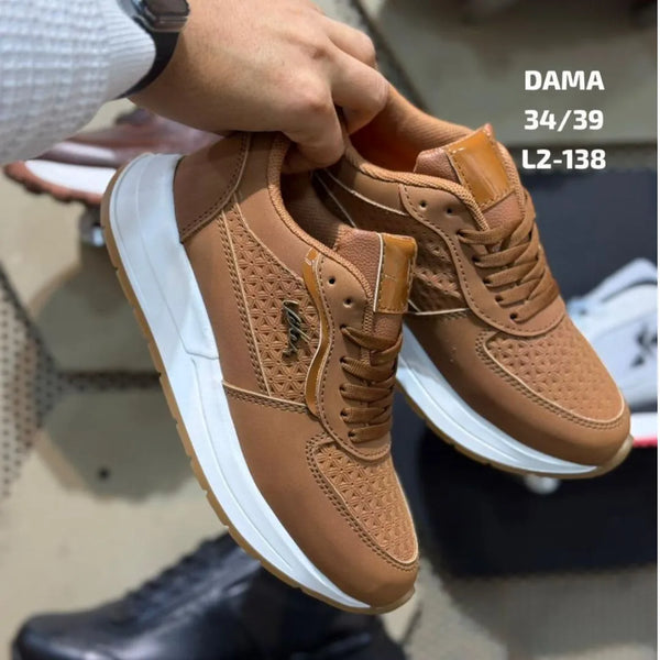 Zapatilla Velez Canela Dama
