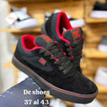 Zapatilla Dc Shoes Plano Negro y Rojo