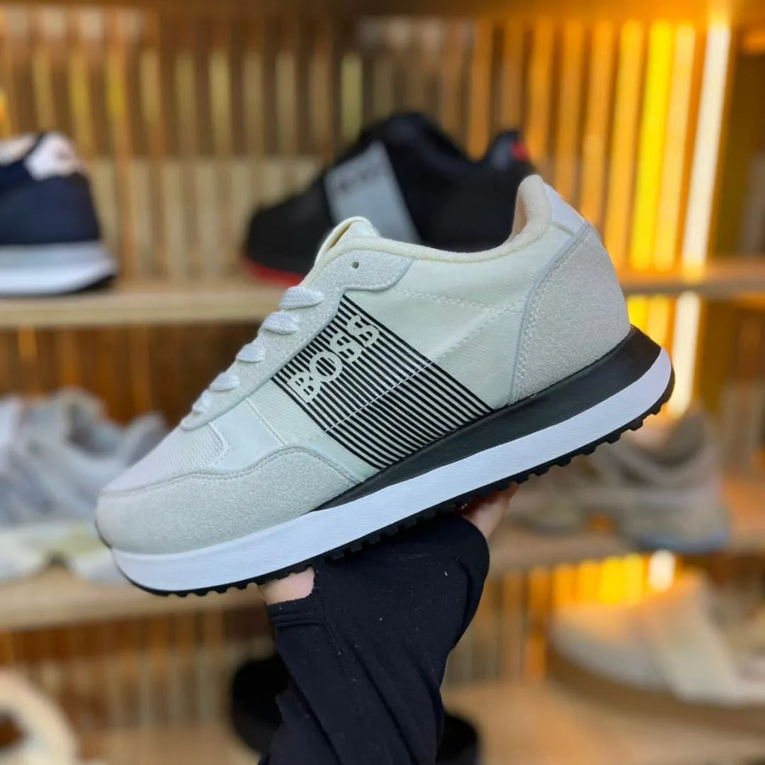 Zapatilla Hugo Boss Gris y Blanco