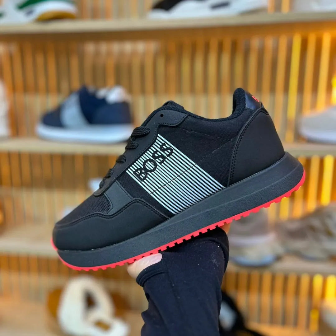 Zapatilla Hugo Boss Negro y Neon