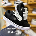 Zapatilla Dc Shoes Plano Negro y Blanco