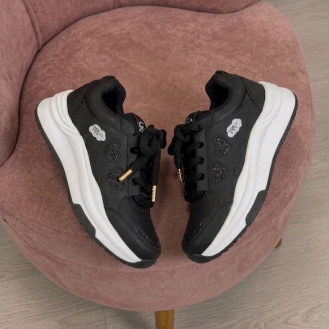 Zapatilla DSA Negro y Blanco