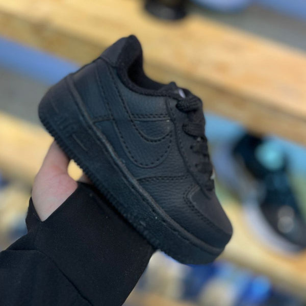 Tenis Force One Negros Niñ@