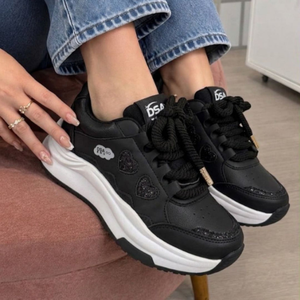 Zapatilla DSA Negro y Blanco