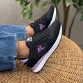 Zapatilla Le Coq Sportif Negro y Morado