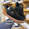 Zapatilla Dc Shoes Plano Negro y Cafe