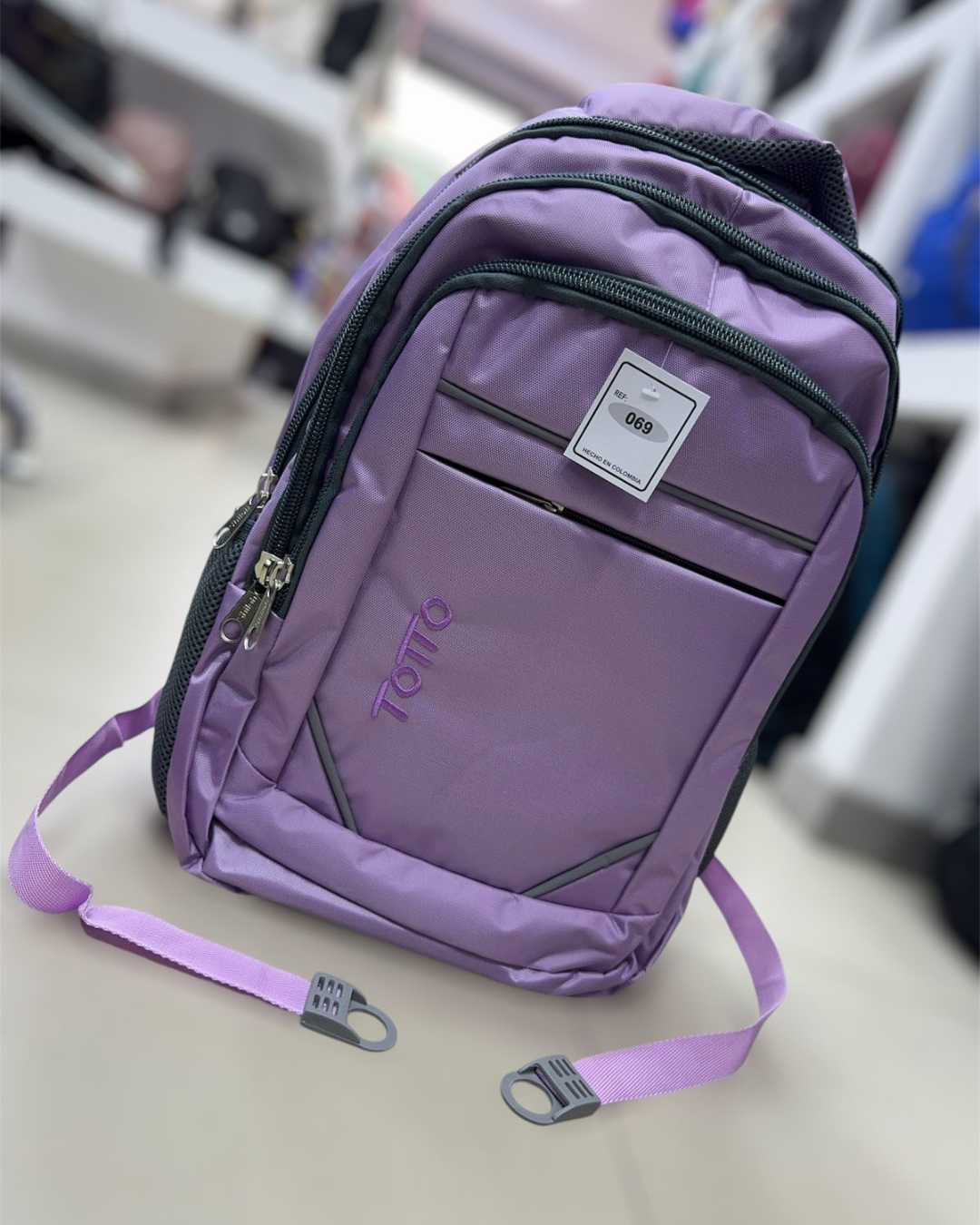 Morral Totto Violeta Metal