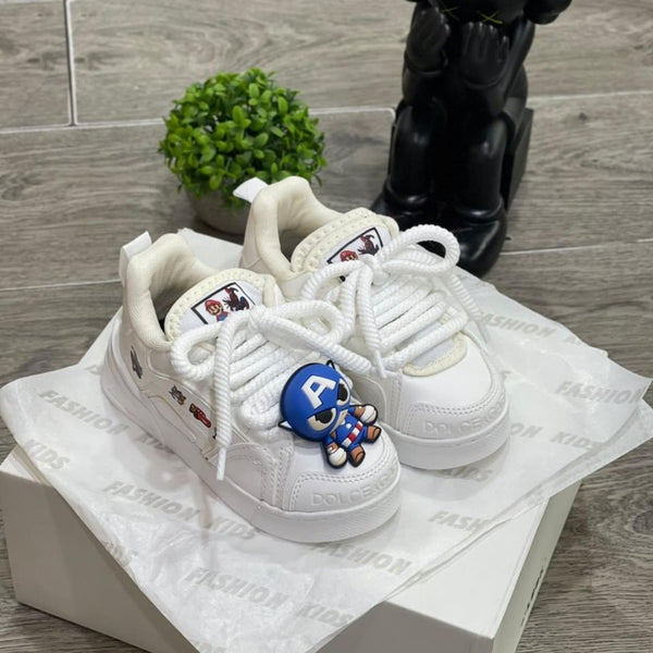 Zapatilla Niños Dolce y Gabbana Blanco Cap America