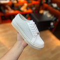 Zapatilla Plana Dama Blanca Tejida
