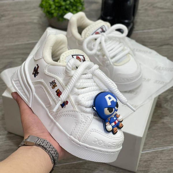 Zapatilla Niños Dolce y Gabbana Blanco Cap America