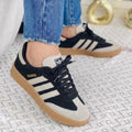 Zapatilla Adidas Samba Negro y Beige