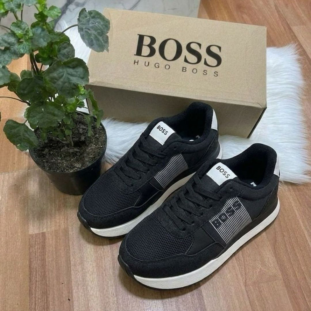 Zapatilla Hugo Boss Negro y Blanco
