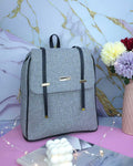 Morral Fashion Gris y Negro