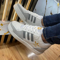 Zapatilla Adidas Forum Blanco y Gris