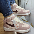 Zapatilla Nike Bota Rosa y Vino