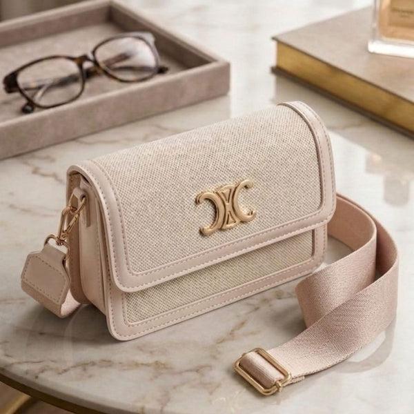 Bolso Manos Libres Beige Palo de Rosa