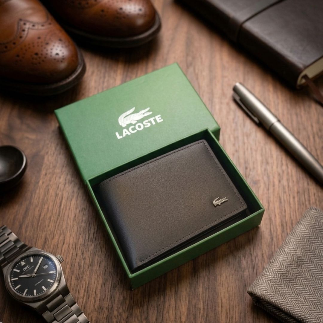 Billetera Lacoste Oscura