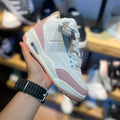 Zapatilla Tipo Bota Blanco y Rosa