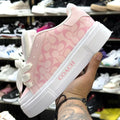 Zapatilla Coach Rosa y Blanco