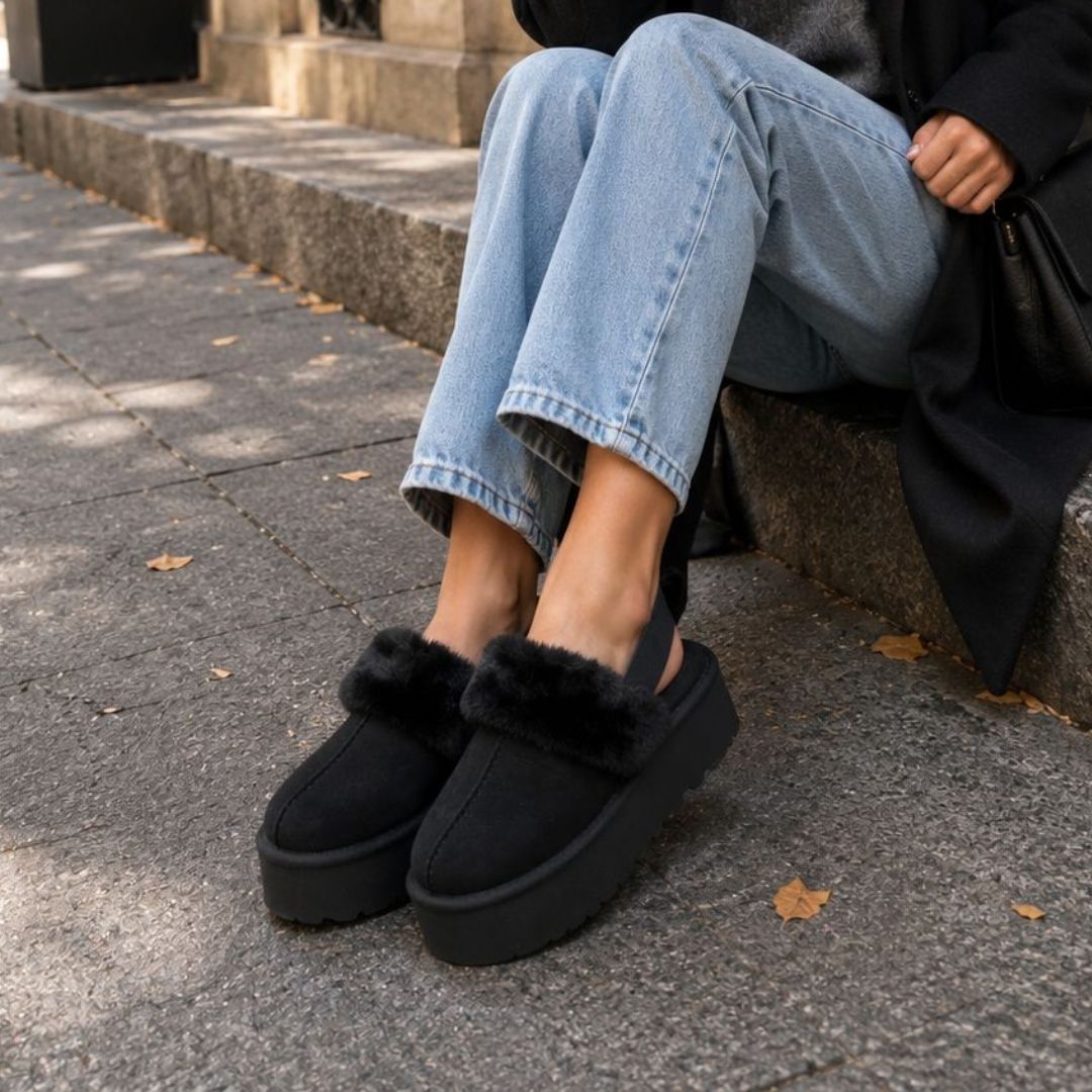 Plataforma Mocasín Negra