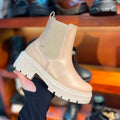 Botin Beige Suela Clara