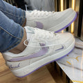 Zapatilla Nike Force One Blanco y Morado