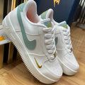 Zapatilla Nike Force One Blanco y Verde