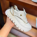 Zapatilla Blanco Tractor Golden Line