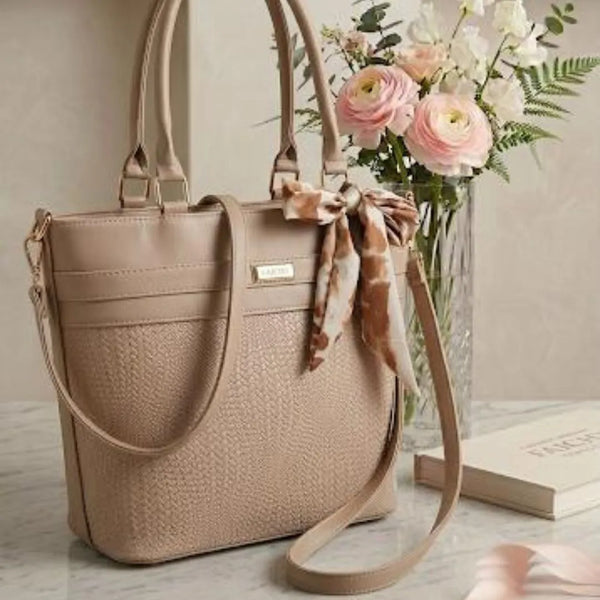 Bolso Dama Pañoleta Manos Libres Camel