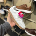 Zapatilla Adidas Samba Blanco y Cafe
