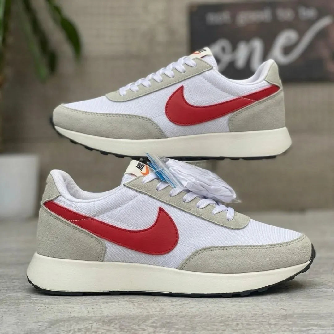 Zapatilla Nike Gris Blanco Rojo