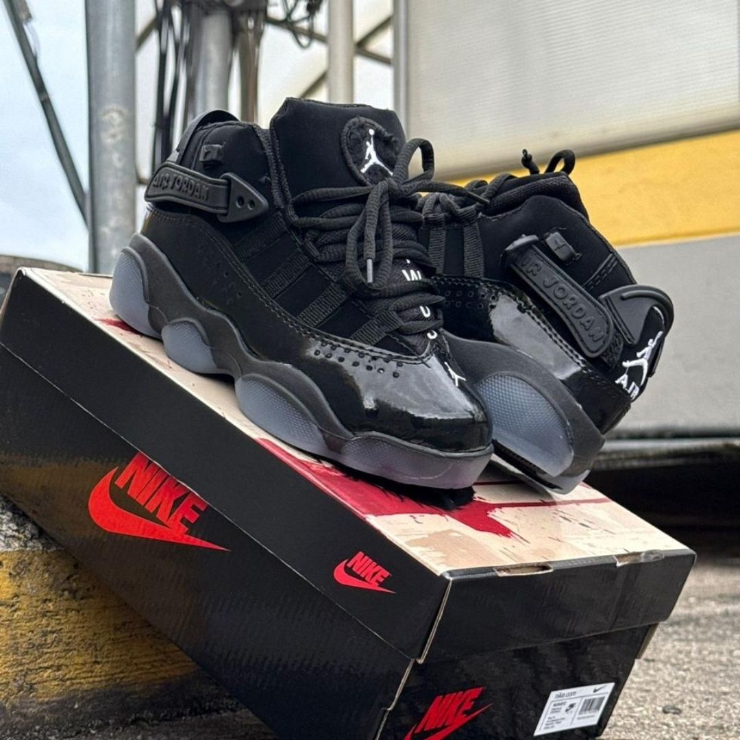 Zapatilla Jordan Negro Charol Cloud