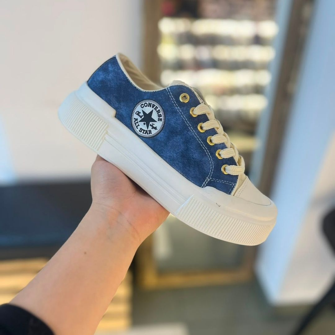 Zapatilla Converse Plataforma Azul