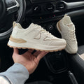 Zapatilla Importada Blanco Y Cafe Beijing