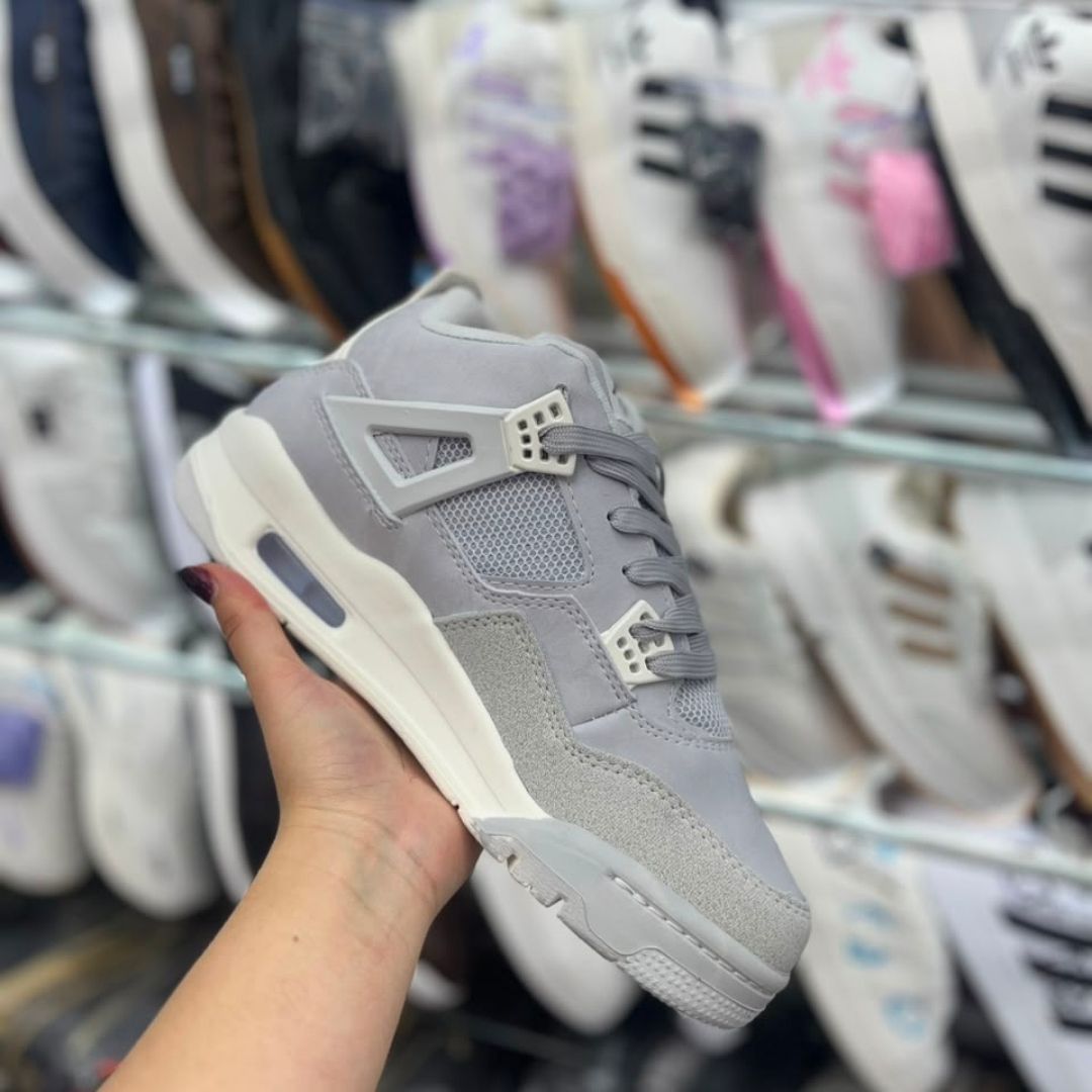 Zapatilla Jorda Gris Total y Blanco