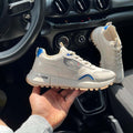 Zapatilla Importada Crema y Azul Munbai