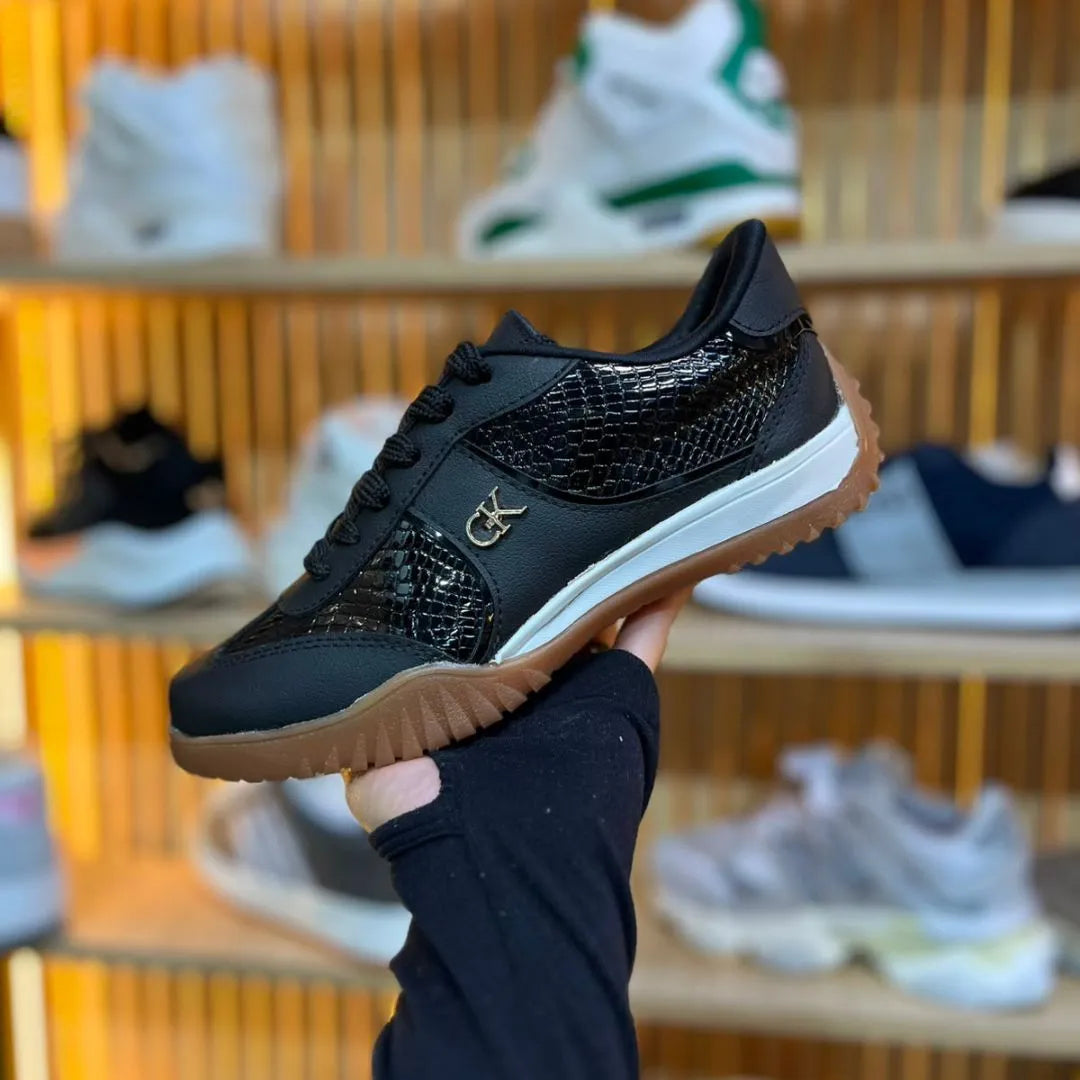 Zapatilla Calvin Klein Negro Texturizado