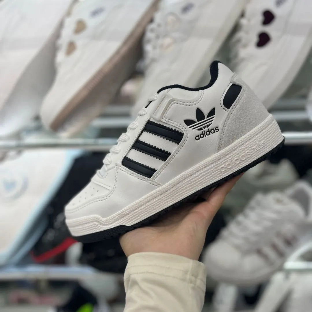 Zapatilla Adidas Unisex Forum Blanco y Negro