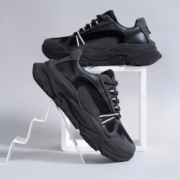 Tenis Derene Tráctor Negro Total High Quality