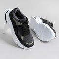 Tenis Derene Tráctor Tricolor Black and Grey High Quality