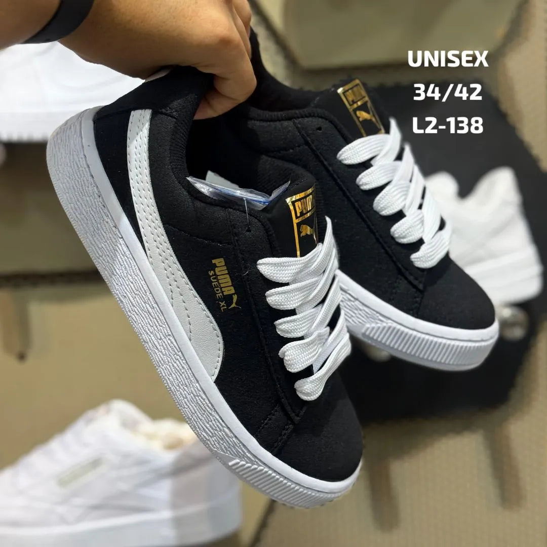 Zapatilla Puma Unisex Suede XL Negro