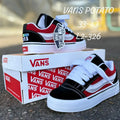 Zapatilla Unisex Vans Potato Negra Blanca y Roja