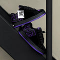 Zapatilla Unisex DC Shoes Negro y Morado