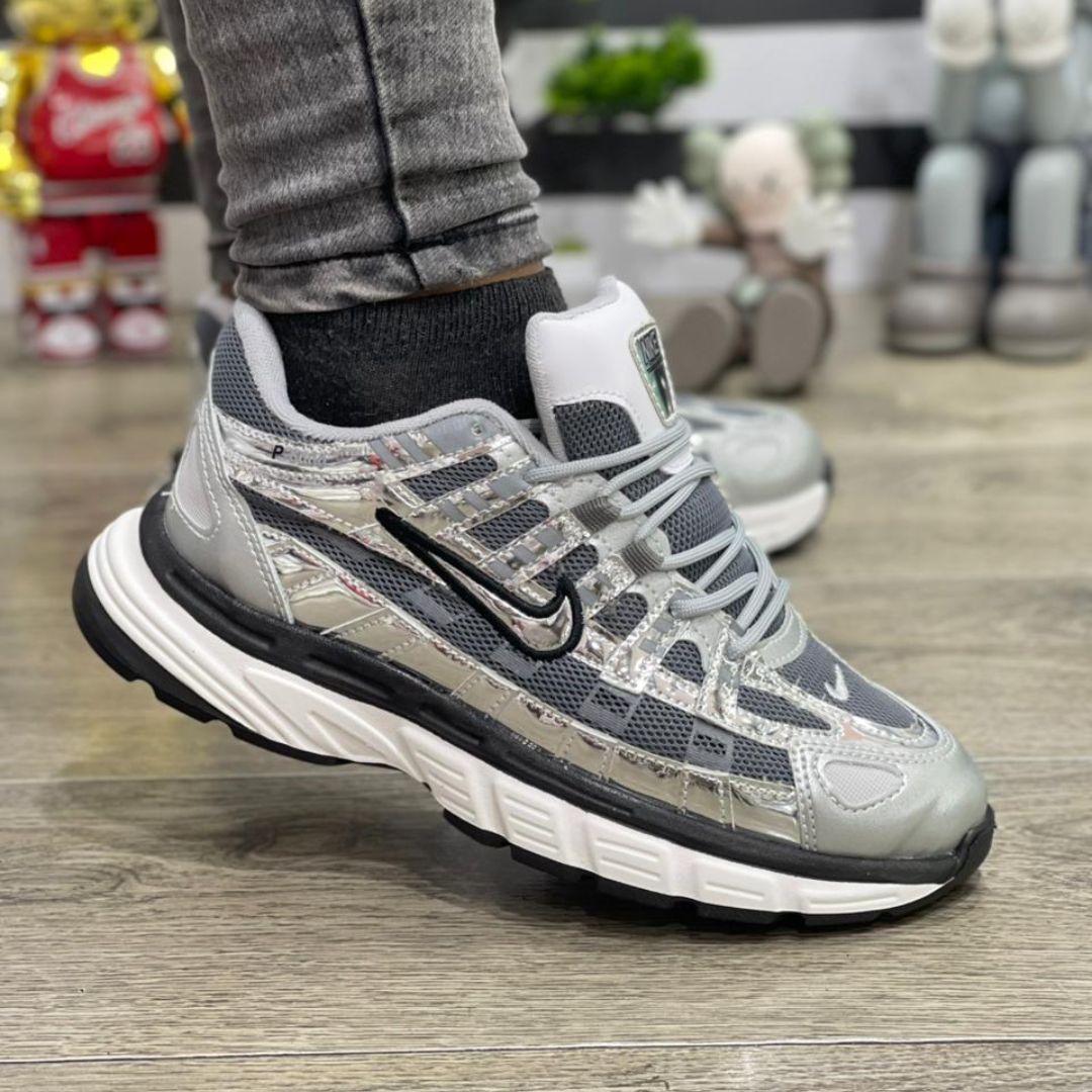 Tenis Nike P 6000 Gris Plata