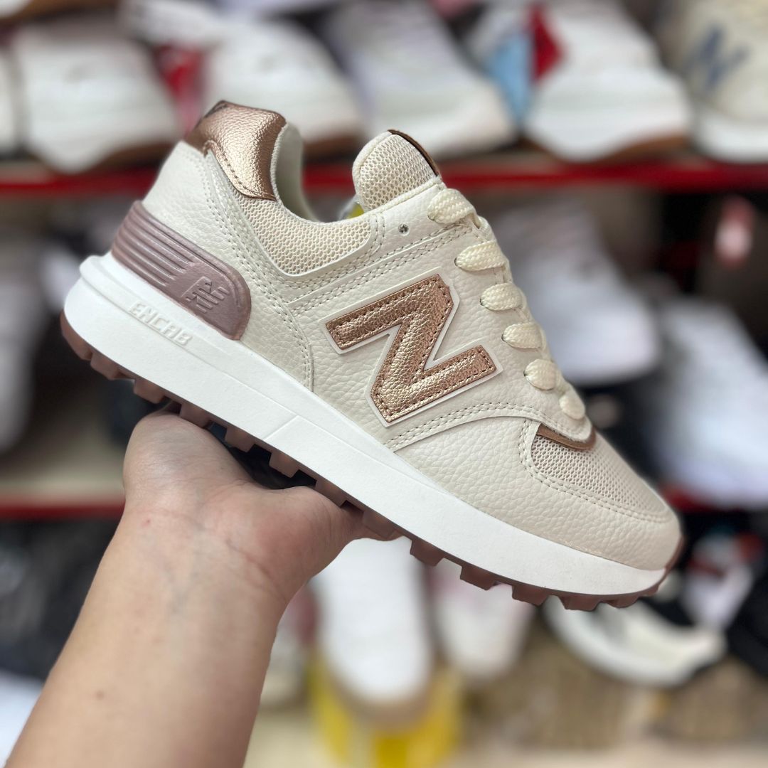 Zapatilla New Balance Marfil Rosa Perlado