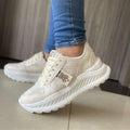 Zapatilla Plataforma Moschino Beige
